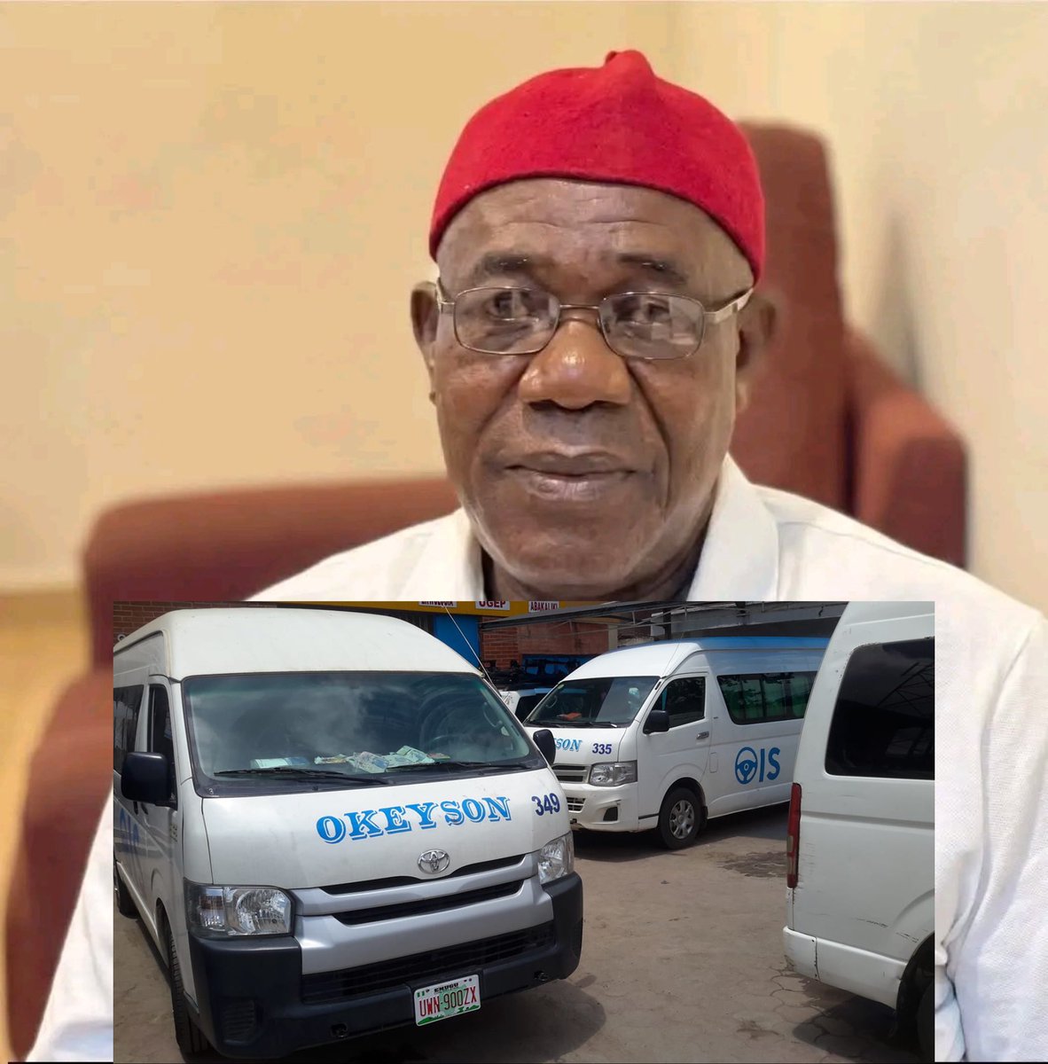 Breaking news: ❗️❗️Okeyson Transport CEO is  Dead ❗️

The founder , Chief Augustine Nwalieze, who has managed Okeyson Investment for decades was allegedly unalived by his gatemen who is currently on the run! The police have launched a manhunt to arrest him. 

This is a big loss