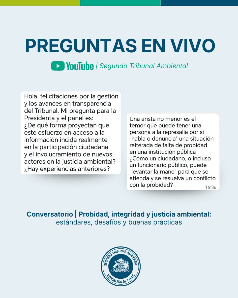 Segundo Tribunal Ambiental / Environmental Court tweet media
