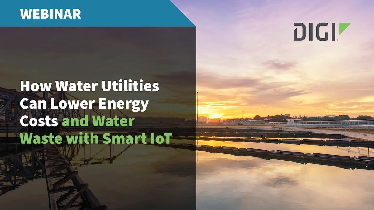 digidotcom's tweet image. Missed last week’s #EarthDay webinar? It’s now available on demand. Explore how #utilities can modernize water infrastructure for a more sustainable, energy-efficient future using #IoT-driven optimization. Watch now: hubs.la/Q04dPrH00