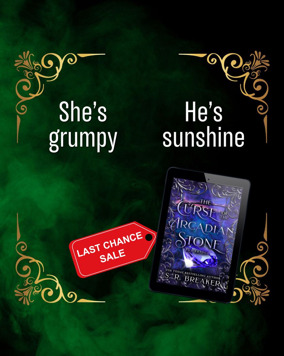 SBreakerAuthor's tweet photo. What if she's the powerful Fae 🧚‍♀️? What if he's the charming human? She's grumpy. He's sunshine. 🌞

https://t.co/kteYoGLhiP

It's "Narnia meets Daria", an offbeat, fast-paced, epic action adventure portal fantasy 

#booktwitter #booklovers #amreading #romantasy #romancebooks https://t.co/4zftEFjoAn