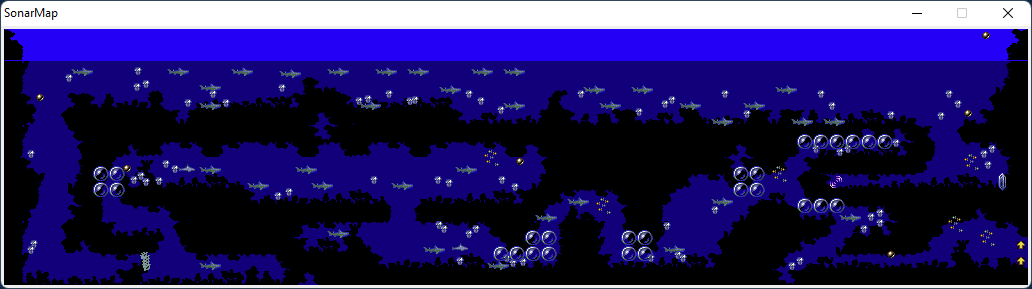 eccoonline's tweet photo. The Hungry Ones was another unique level in Ecco 2. Not only do you get to swim through it as a shark, but you also lose air quickly if you stop!
There's also hidden bubbles placed strategically throughout the map that drain your air even faster. Very sneaky! https://t.co/0pSmmpiugv
