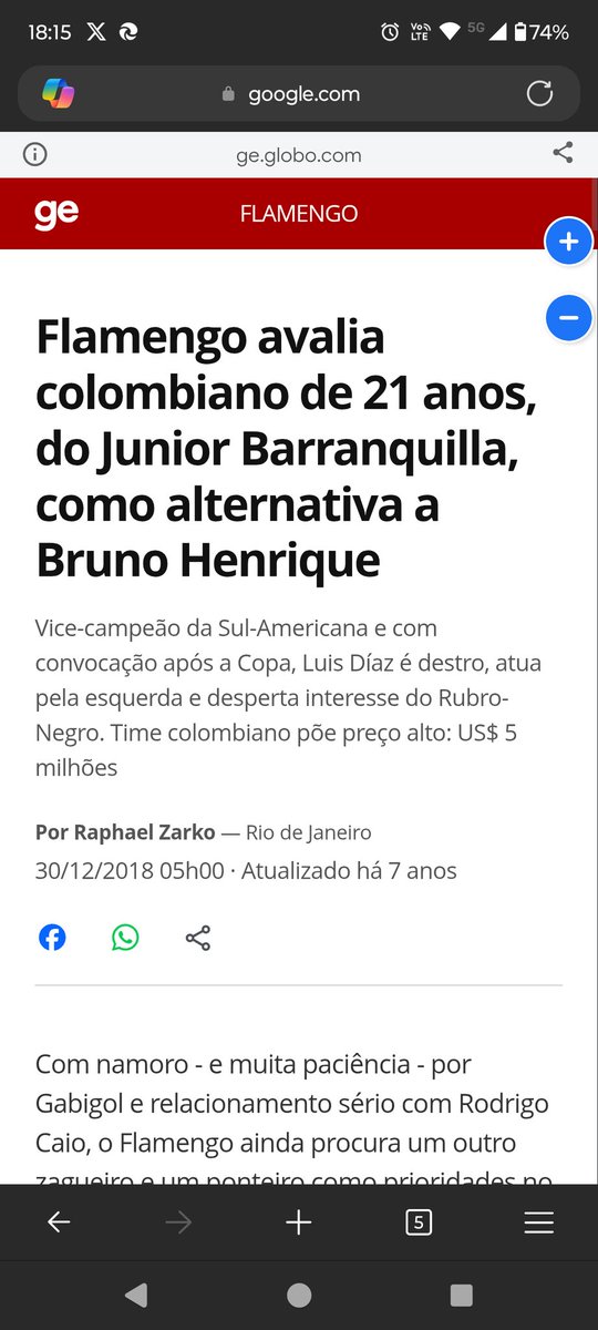 Pior que nem dá pra reclamar, o Bruno Henrique tá aí na história kkkkkkm