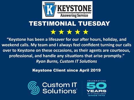 KeystoneTAS's tweet image. Reliable support makes all the difference. 💻
#TestimonialTuesday #CustomerService
#ReliableService