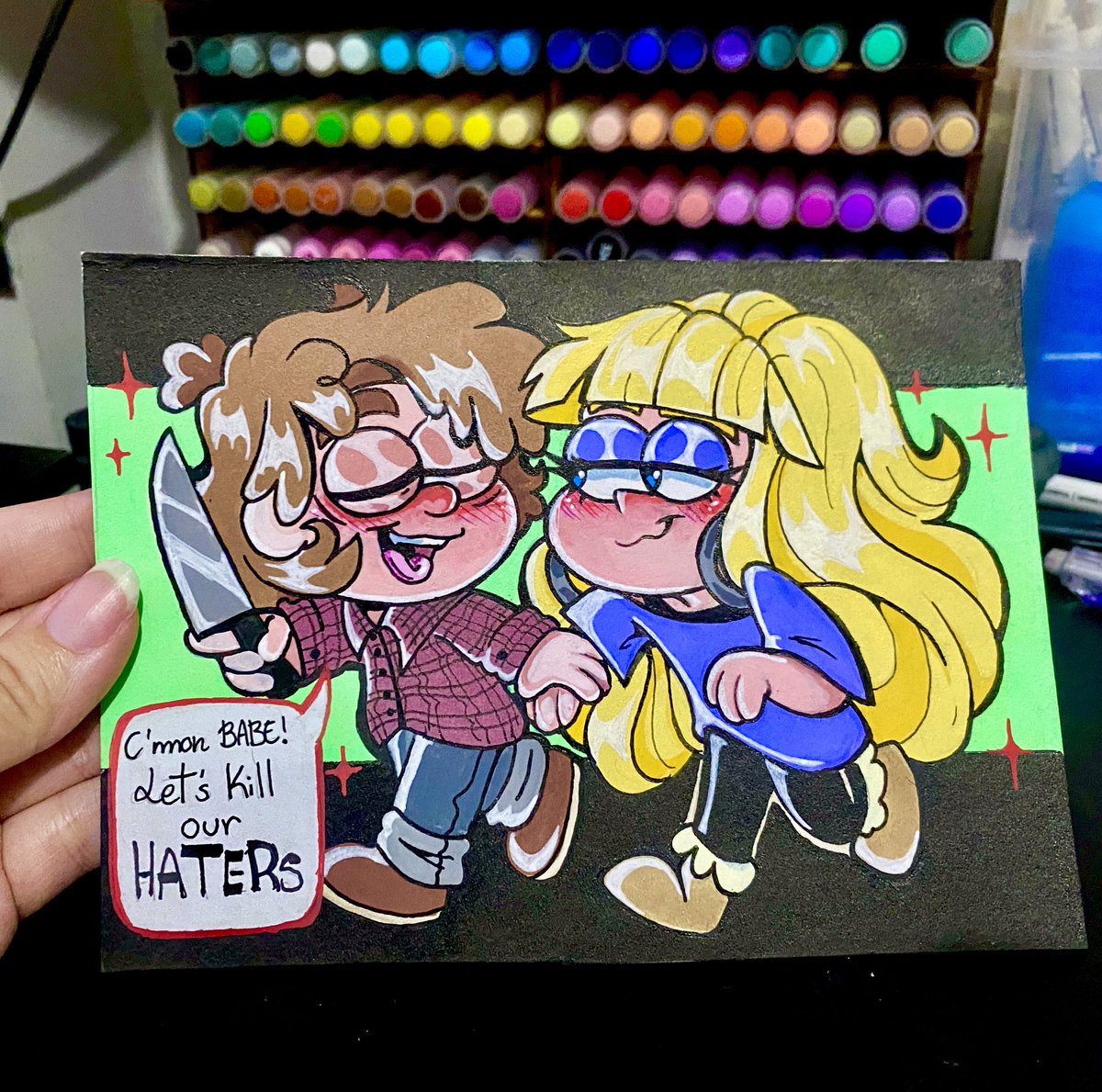 milledcoyote's tweet photo. Since Dipcifica is gladly back on my feed here is a silly art I did of my babies yesterday 😜💜🌈 #dipcifica https://t.co/IZ6vIlX5OR