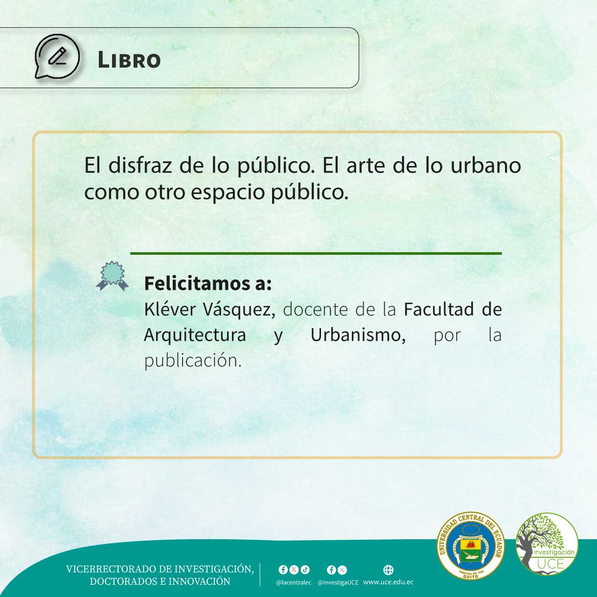 Investigación UCE tweet media