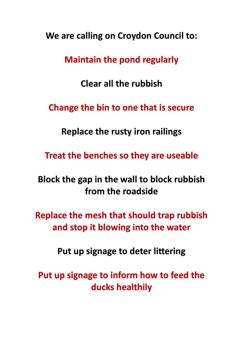 will_linsdell's tweet image. Beulah Hill pond has been sadly neglected by Croydon Council and is now a danger to wildlife rather than a haven. 

I have written to senior people at the Council asking for urgent action.   

Vote @CroydonLabour &amp;amp; @RowennaDavis on May 7th to put #PeopleFirst (and ducks!) 🦆 🦆