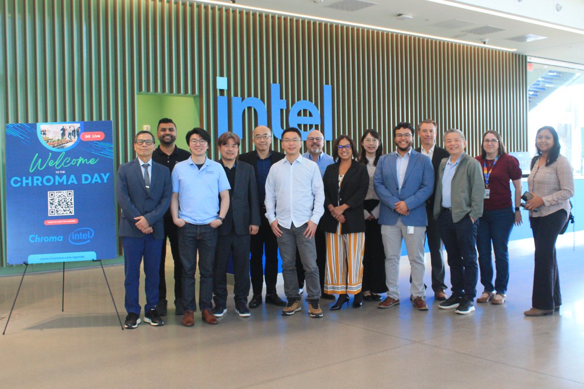 We were excited to be at Intel to host our recent Chroma Day, bringing together teams to showcase our latest solutions: Semiconductor, Parametric Test, Si-Photonics, I-nanoTech, 3D Advanced Packaging, HPC Burn-In &amp; Thermal Systems
chromaus.com 
#ChromaATE #ChromaDay