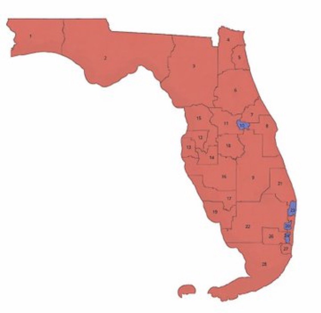GuntherEagleman's tweet image. 🚨 BIG WIN IN FLORIDA TODAY!  

The House Congressional Redistricting Committee just PASSED the new map that adds UP TO +4 REPUBLICAN SEATS in Congress.

Now it heads to the full Floor for a vote this week.

Florida is RED and getting REDDER!

Time to make the map match reality.