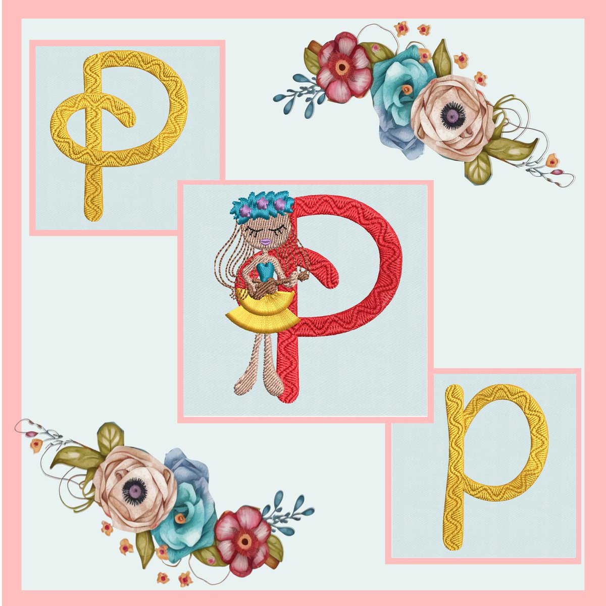 EmbAllsorts's tweet photo. Today's embroidery freebies are here
Hula Girl Fringe Skirt P
Delius P + lowercase p
Ideal for personalised projects
Available for 24 hours
Available free today on the website
Full set available https://t.co/3PauDZtgZ2