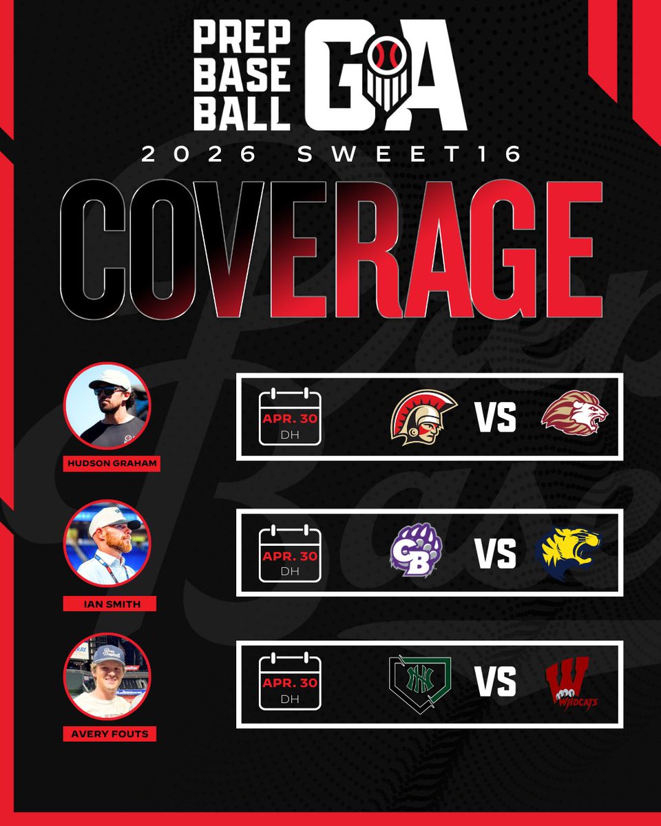 PrepBaseballGA's tweet photo. Wednesday and Thursday Games ‼️ 

* Thursday subject to change with depending 4A game 3's https://t.co/bq05pAHlD4