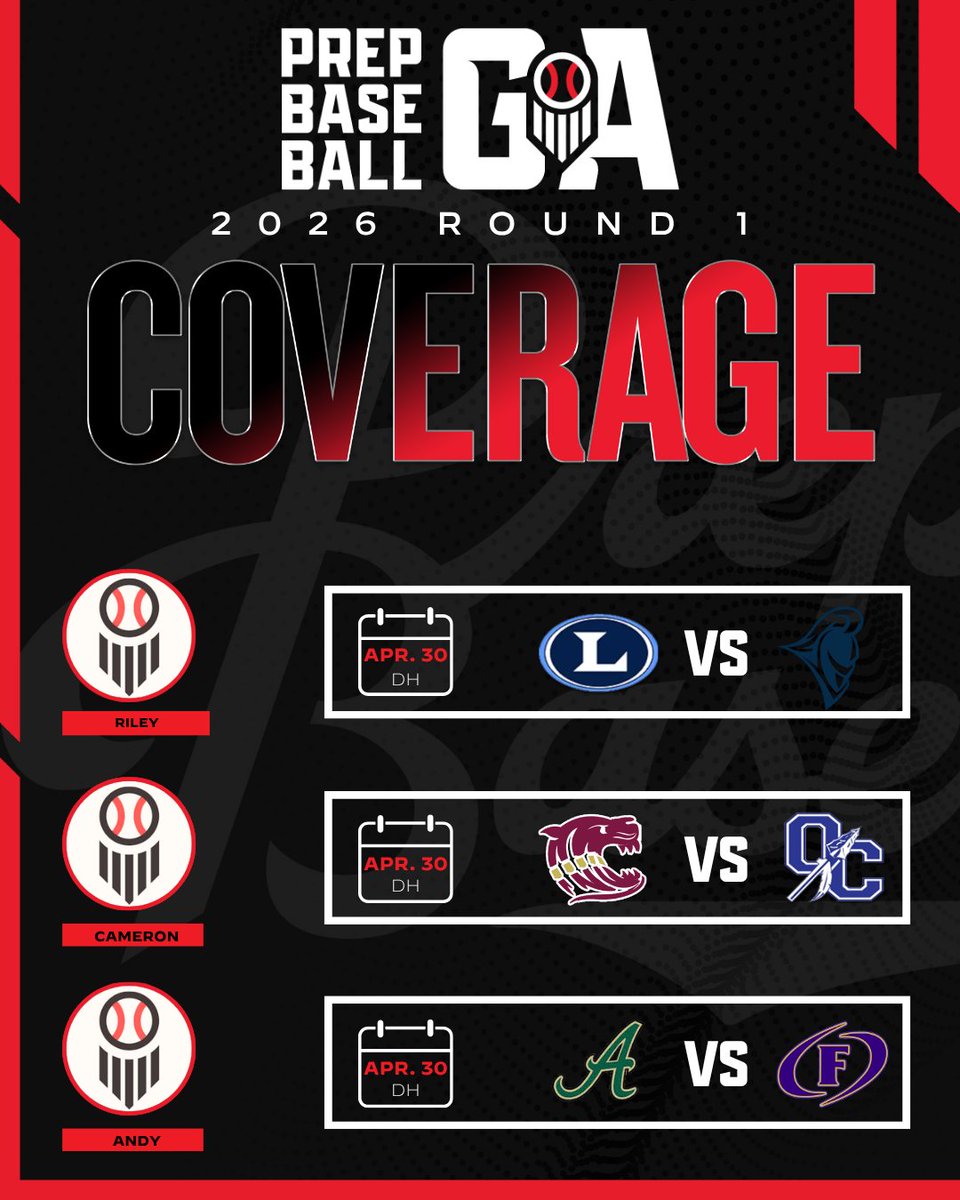 PrepBaseballGA's tweet photo. Wednesday and Thursday Games ‼️ 

* Thursday subject to change with depending 4A game 3's https://t.co/bq05pAHlD4