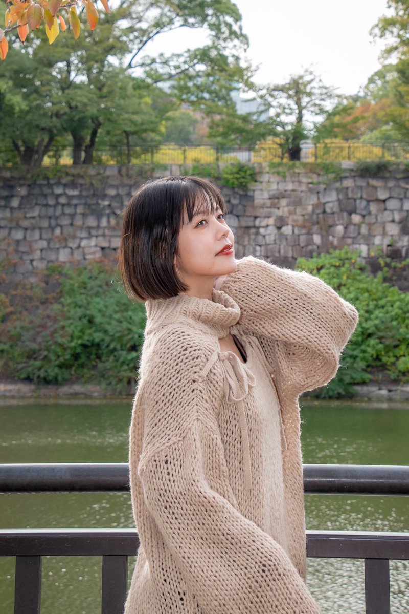 yoshinobee2's tweet image. #YUMI  #ゆみ@000yumiyumiちゃん
#シャドウライツ　#秋色ニットの午後撮影会

大阪城公園　明るく楽しい撮影でした

25/11月2日(日)

#デジタル一眼レフ
#ファインダー越しの私の世界