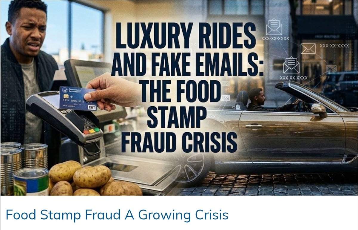 DiamondandSilk's tweet image. Would you believe that in a single state, over 14,000 luxury vehicles—including Lamborghinis and Teslas—are owned by people enrolled in the food stamp program? 🤯 open.substack.com/pub/diamondand… #DiamondandSilk #PublicPolicy #EconomicReform #WelfareIntegrity #FiscalResponsibility