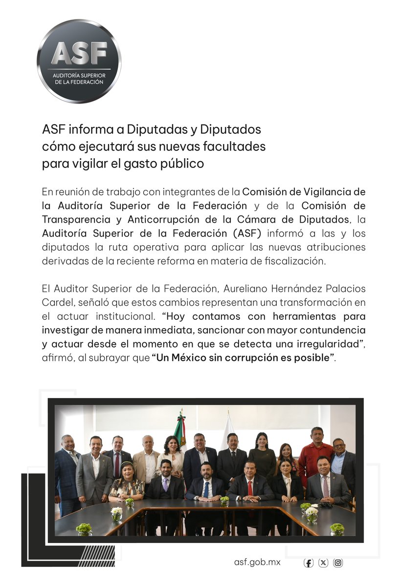 Auditoría Superior tweet media