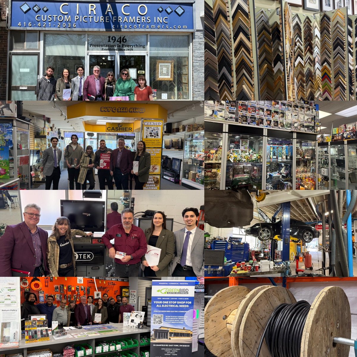 cfibON's tweet photo. Great to be out with @cfibnews members @CiracoFramers @BuyandSellKings G-Tek Automotive, Green Bird Electric Solutions and local MPP @marymargaretbey. 

Always remember to think local before you shop!

#ShopLocal #ONsmallbiz https://t.co/ta5vbK1cVz