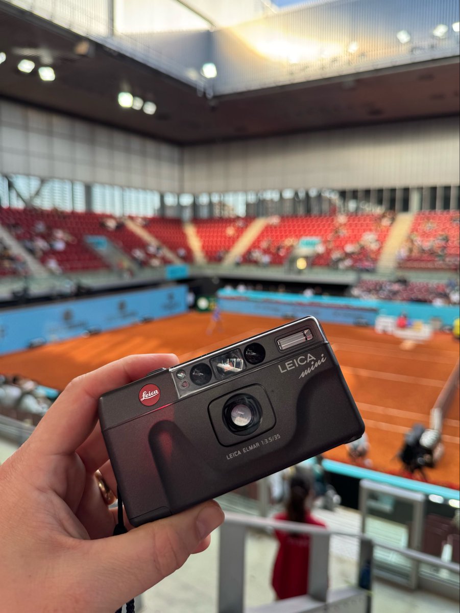 BrianPBosche's tweet photo. The camera vs. the shots at the Madrid Open 🎞️🎾 https://t.co/ZAQadT3lD2