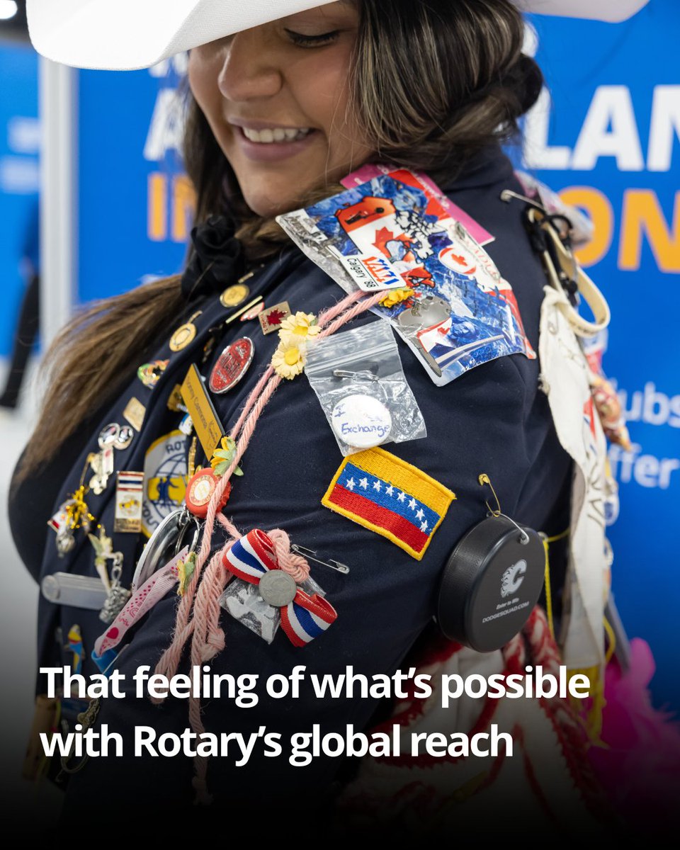 Rotary International tweet media
