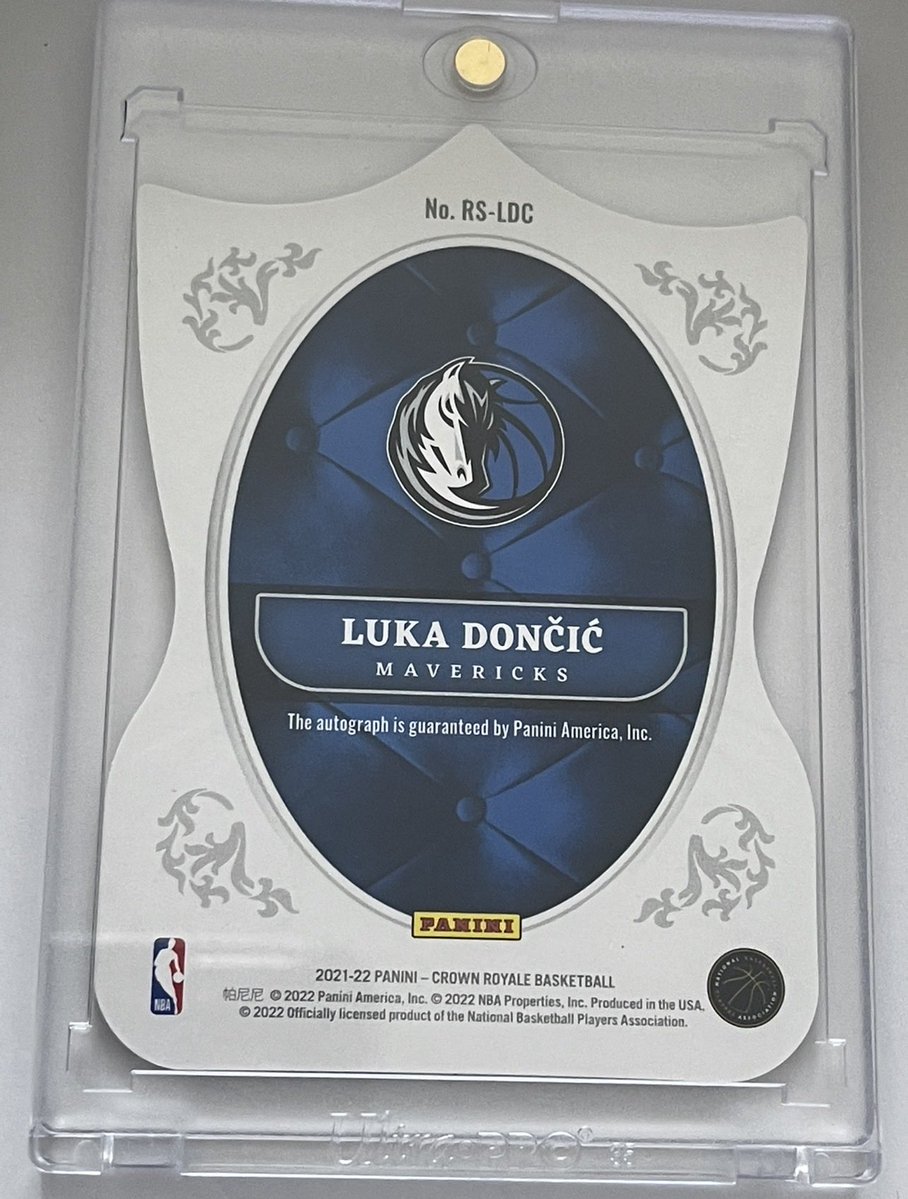 Panini Crown Royale Royal Signatures Luka Dončić Autograph 17/17 Mavericks RS-LDC

$5800 or best offer.

ebay.us/m/6V8gN7