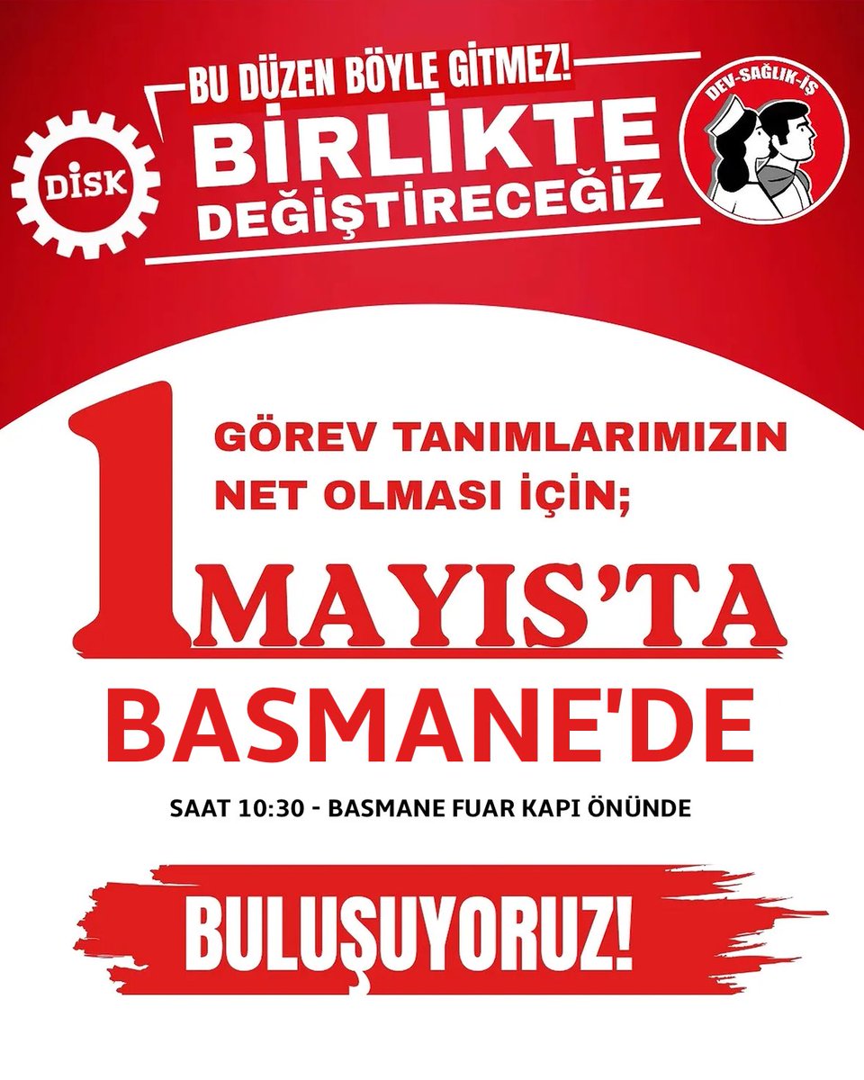 Disk Devsağlık-iş İzmir tweet media