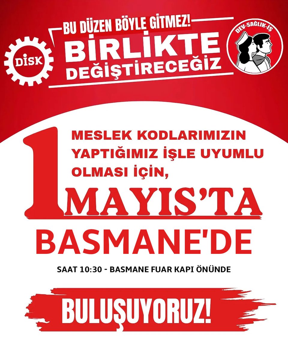 Disk Devsağlık-iş İzmir tweet media