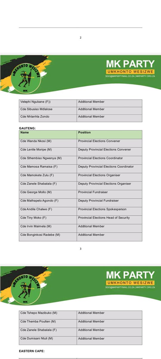uMkhonto WeSizwe Party (Official) tweet media