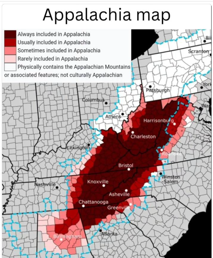 every county in WV should be blood red. fight me.