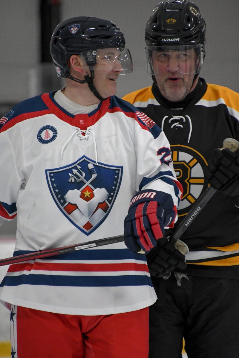 The NHL Bruins Alumni vs The Merry Men Foundation on 4/25/2026 in Quincy, Mass.
