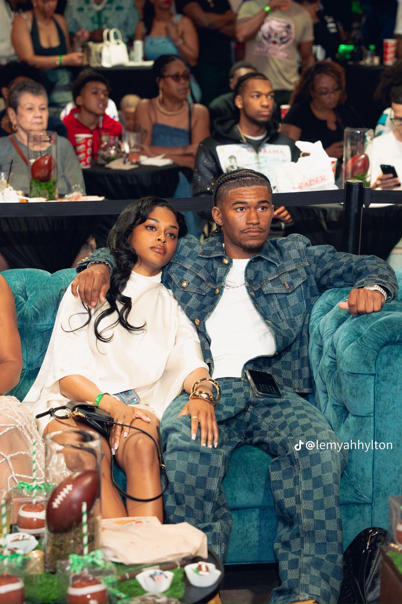 MLFootball's tweet image. WHOLESOME: Cleveland #Browns first round pick wide receiver KC Concepcion’s girlfriend Lemyah Hylton posted these photos celebrating after he was drafted Thursday night.

Hylton and Concepcion confirmed they started dating this spring.

What a moment 👏❤️