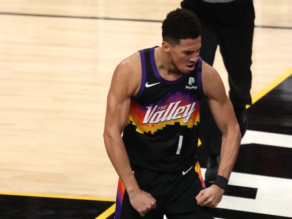 NewsMarauder's tweet image. 🏀REPORT: #PhoenixSuns expected to field offers on Devin Booker this upcoming offseason.