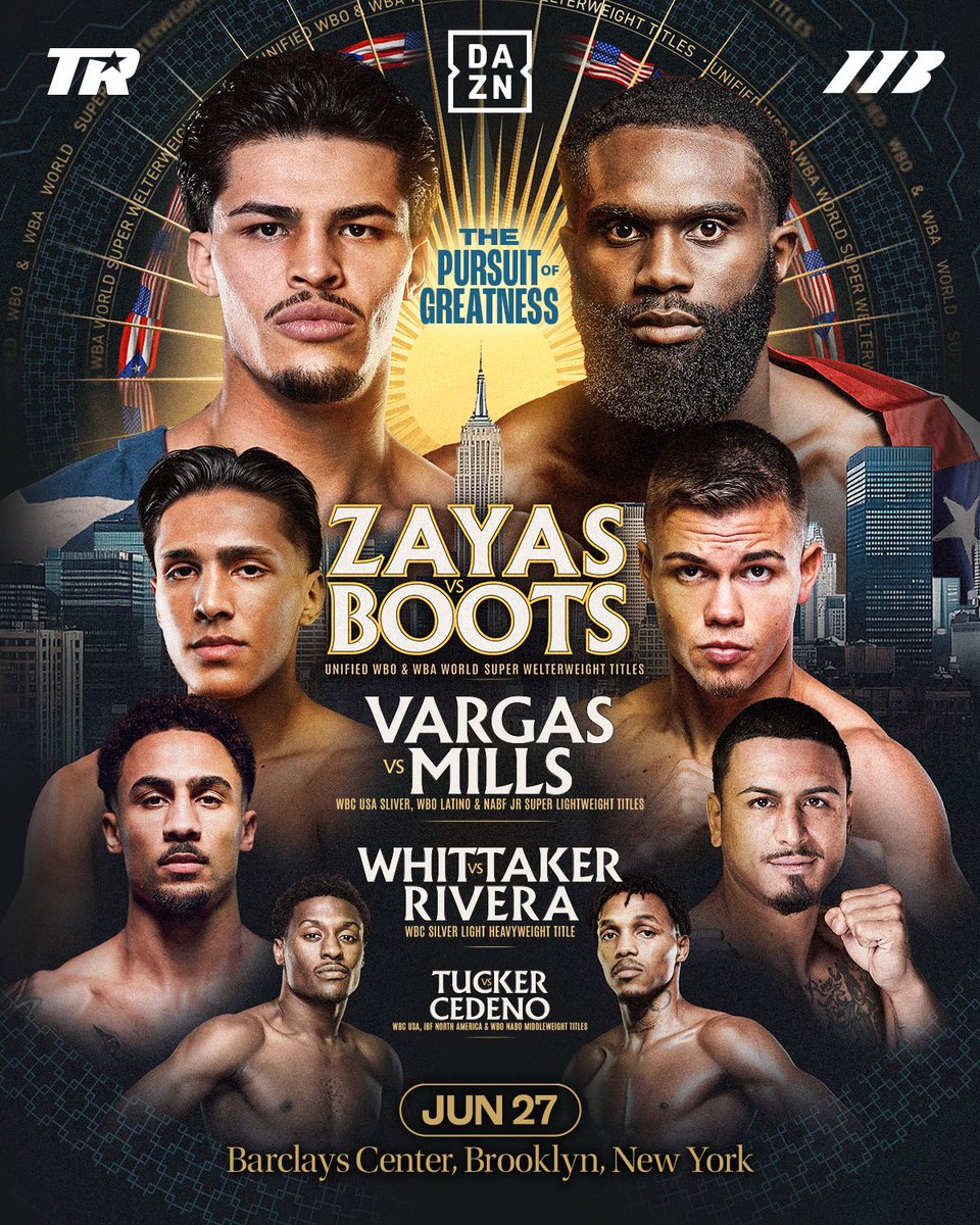 MatchroomBoxing's tweet image. Three big fights added to June 27 🔥🔥🔥

#ZayasEnnis | @DAZNBoxing | @trboxing