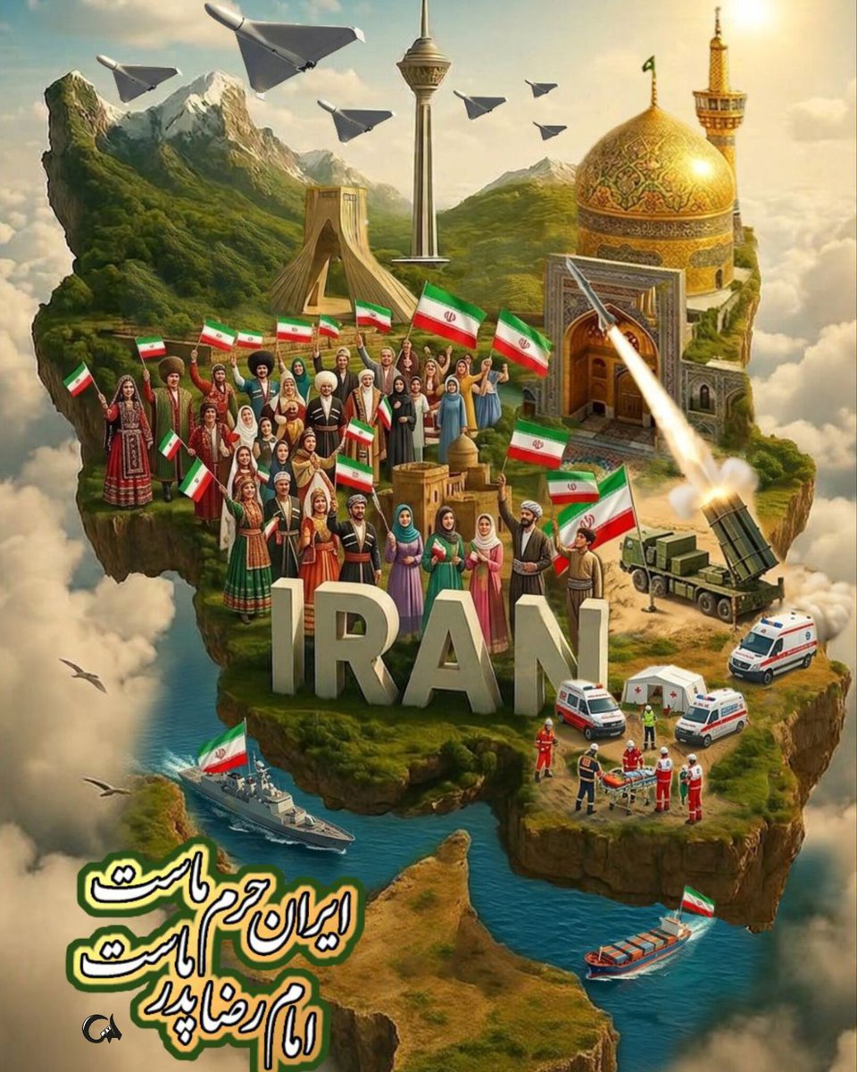 ایران حرم ماست 
             امام رضا پدر ماست 

#ایران_امام_رضا
#بابای_ایران
