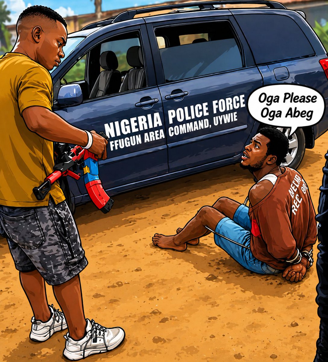 ayomide_ol37058's tweet image. This  video just reopened old wounds again. A man already restrained, still begging “Oga please, oga abeg” before getting shot? That’s not policing, that’s cruelty. Nigerians deserve protection, not fear. Justice must not end at “officer arrested.” #Justice #EndPoliceBrutality