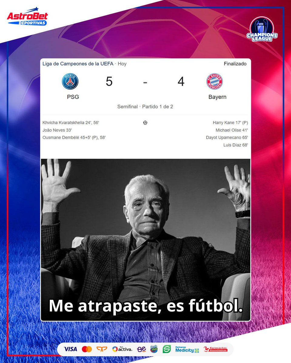 Ñañooooo tremendo partidazooooo historico, lejos el mejor partido de toda la #Champions y Uno de los mejores de la historia? Dinos en los comentarios.

#Astrobet #Ecuador