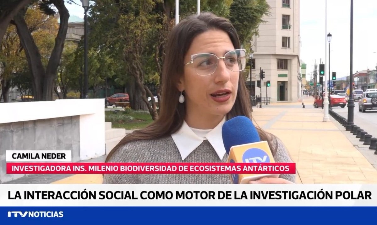 MilenioBASE's tweet photo. [MEDIOS] 📱"Colaboración e interdisciplina como motor de la investigación polar", es la nota de @ITVPatagoniaHD a la Dra. Camila Neder @MilenioBASE en marco de su reciente trabajo en Punta Arenas 👇https://t.co/z5doSZz7DZ https://t.co/w1IzAeXy1G