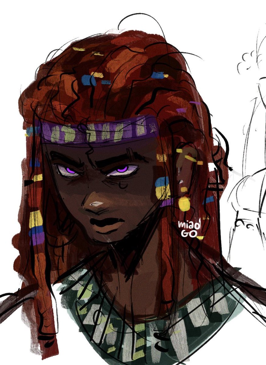 Old doodle of human Knuckles