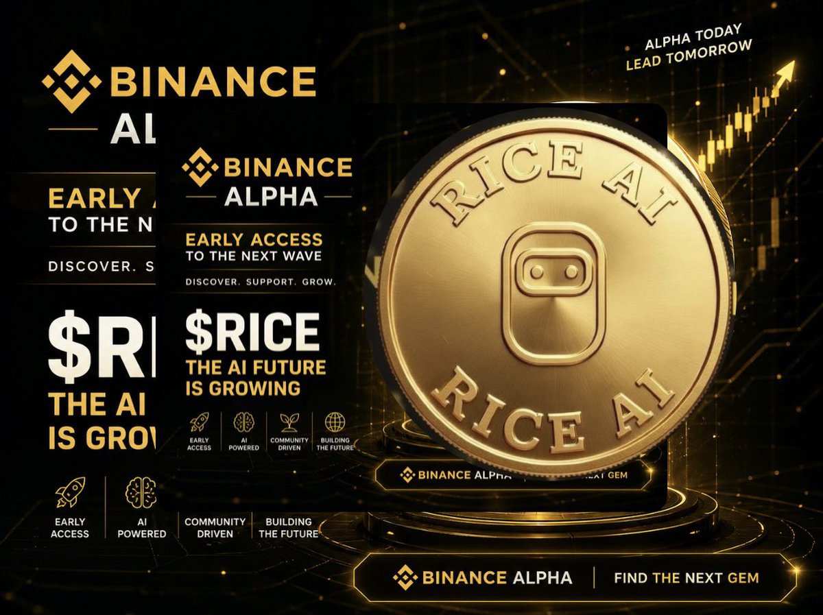 FLOKIARMYKING's tweet image. 🚨🚨Current status of #RICE AI:

Available on #Binance Alpha: ✅

According to Binance’s own info:

$RICE AI can be bought inside the Alpha section (early-access tokens)  
But it is “not listed on Binance for trade and service” on the main exchange  

What “#Binance Alpha” means: