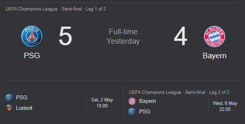 a_nn3x's tweet photo. what will you telll your kids when they ask you about PSG VS Bayern game https://t.co/a5tKcRobBC