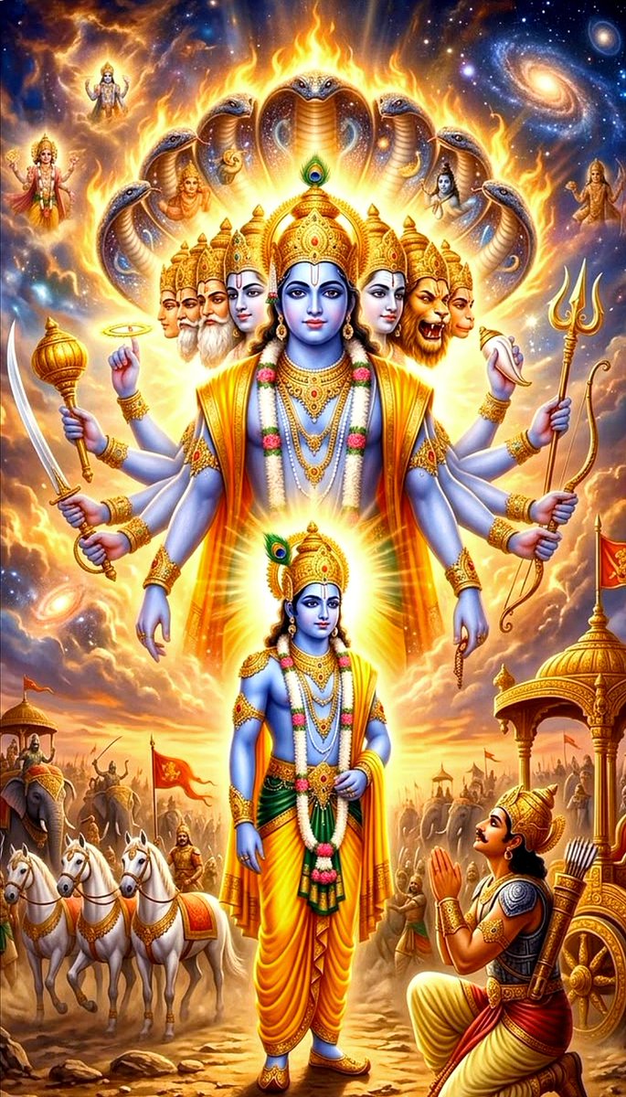 hindu_devotee11's tweet photo. 🥀🌷🌹|| श्रीकृष्ण वाणी ||🥀🌷🌹
मैं इस ब्रह्मांड का पिता और माता हूँ।
मैं सभी कार्यों के फल का सबसे अच्छा,सबसे आगे और सभी ज्ञान की वस्तु हूँ।
मैं शुद्ध करने वाला प्रतिनिधि  "ॐ" हूँ।
ऋग्वेद,सामवेद,अथवर्वेद और यजुर्वेद निश्चित रूप से मैं ही हूं।
🌷🌹🥀|| हरि ॐ तत् सत् ||🌷🌹🥀 https://t.co/WCgn61KRjx