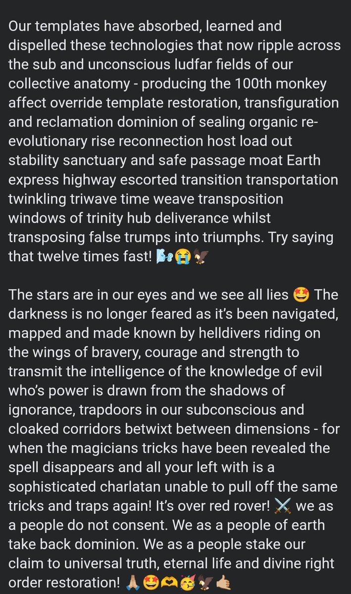 DivanaAyhea's tweet image. Observer
["GET #FLYMONKEYS OFF X~IJ"]
"No, this specific scenario is not planned to happen. It's a classic conspiracy theory mashup combining:
x.com/i/grok?convers…
#Flyingmonkeys #Galore #No .
#Planned #Scenario #Fibonacci #Timeline #Bifurcating #Out
#TimesUp #SoonerTheBetter