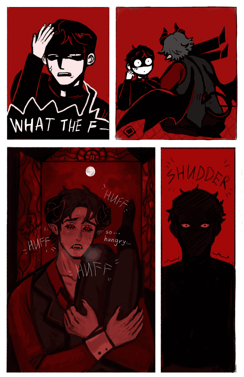 olmeme158656's tweet photo. #deadplate
Drew SOMETHING... With their demon/priest versions in red/black/gray/white colours. Isn‘t it nice how in every universe Rody is just a mess😭 https://t.co/A8n1qr94hD
