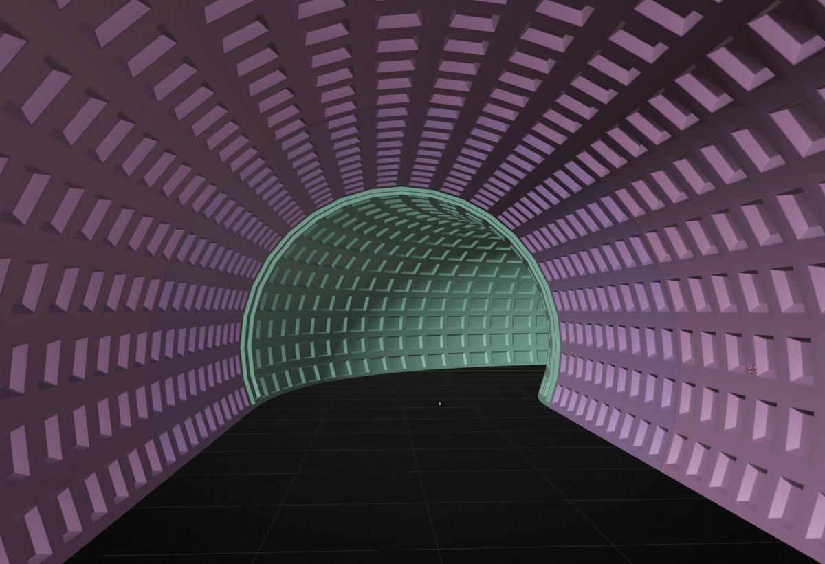 DevIrregular's tweet photo. Creating some tunnel pieces for my game in #blender

The shapes can be tricky, but its actually quite fun to do that. Making it modular so everthing fits perfectly when aligned on a grid.

#gamedev #indiegamedev https://t.co/4tVwxAXE9I