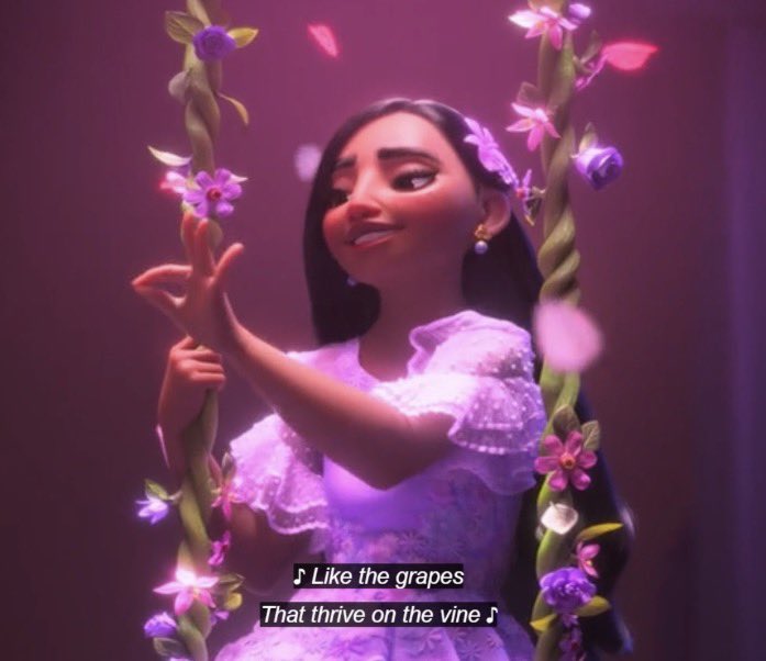 dailyyisabela's tweet photo. isabela from “songs in sign language: we don’t talk about bruno” 🌸 https://t.co/Rh3VYJzcgO