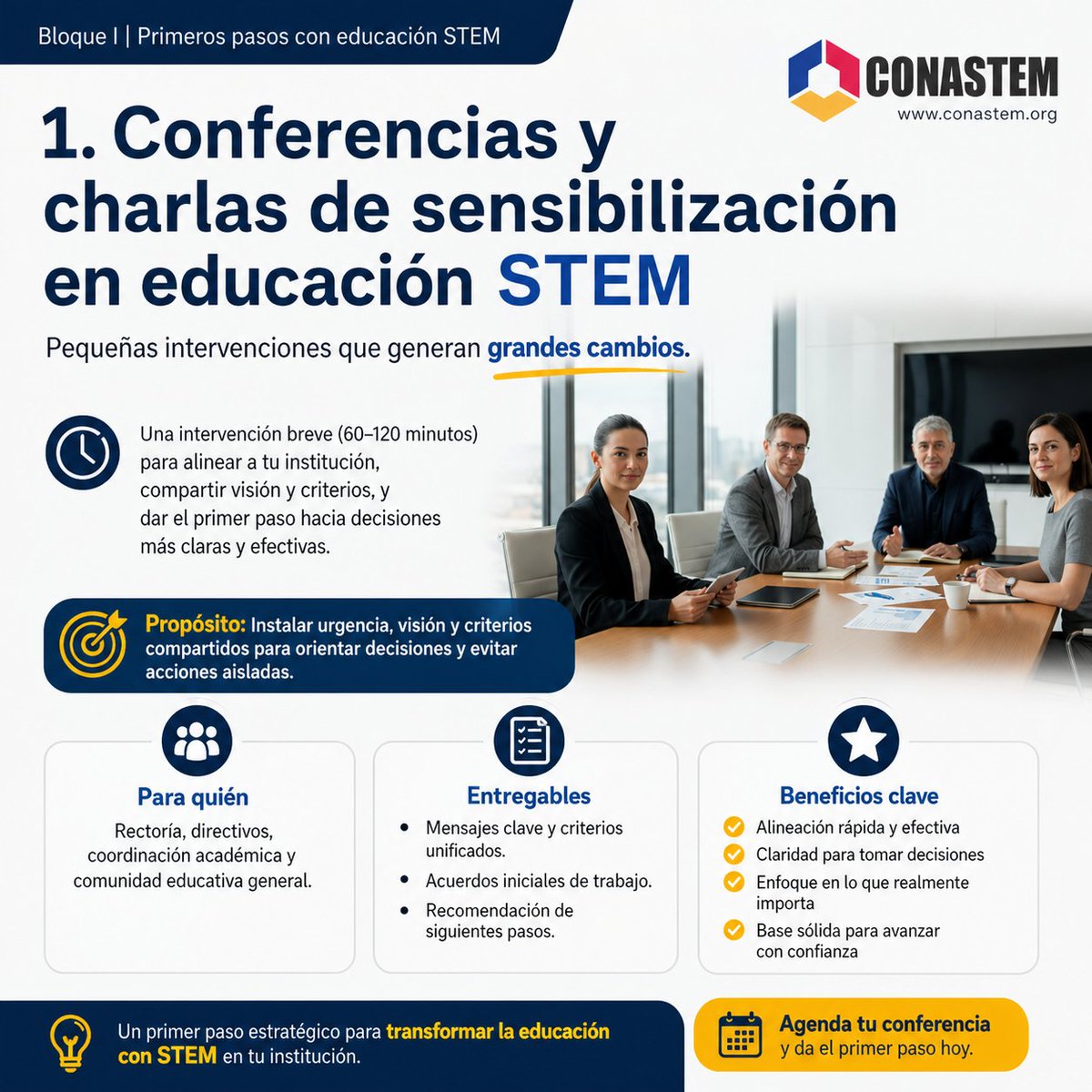 colstem's tweet photo. Las conferencias y charlas de sensibilización en educación STEM de CONASTEM ayudan a las instituciones a construir visión compartida, alinear criterios y definir primeros pasos.
Haz parte de esta transformación institucional.
https://t.co/NTUXLtn6ZI
#EducaciónSTEM #CONASTEM https://t.co/huVQpTmm7q