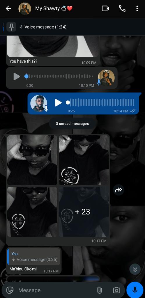 Manuelebere13's tweet image. Or while at work at night n your girl, sends you this 🥺❤️.... 
#Relationshipgoals
@feyiszn