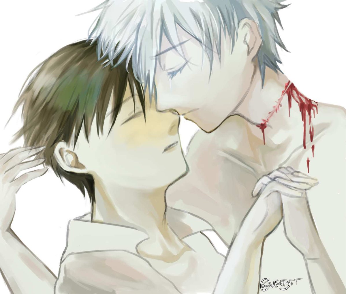 You're so delicate, like glass. Especially your heart.

Day 2: anime
<a href="/KawoshinWeek/">Kawoshin Week</a> 
#kawoshinweek2026