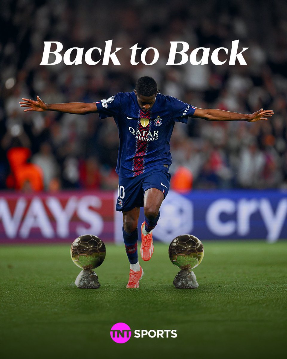 footballontnt's tweet image. ⚽ 28 G/A this season
📈 Scored in Round of 16, quarter-final and semi-final of the Champions League
🏆 Could still win Ligue 1 and Champions League

Is Ousmane Dembélé on his way to another Ballon d'Or? 👀
