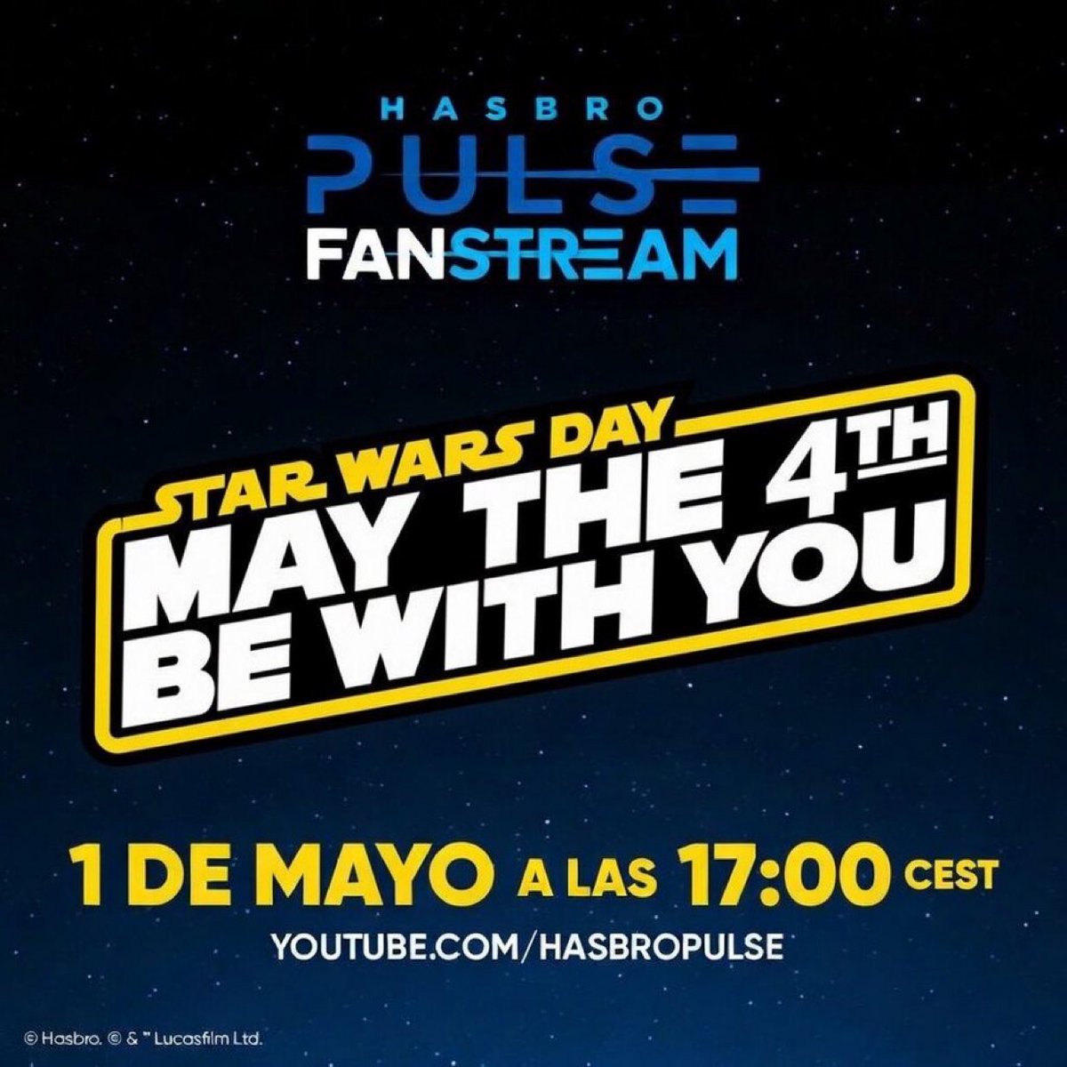 JoanMarcF's tweet image. Hasbro pulse Fanstream para el #StarWarsDay ⬇️⬇️⬇️😍😍😍