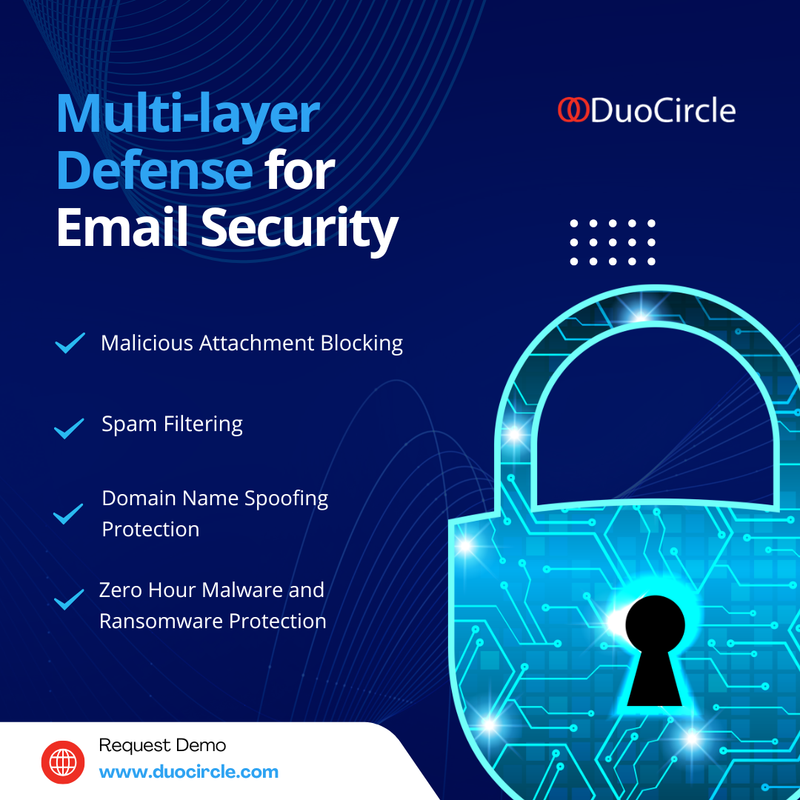 duocirclellc's tweet image. Email threats are becoming more sophisticated, targeting users through phishing, spoofing, and hidden malicious content. 🤖

🔽 Explore Advanced Threat Defense: 
duocircle.com/email/phishing…

#PhishingProtection #ThreatDefense #RansomwareProtection