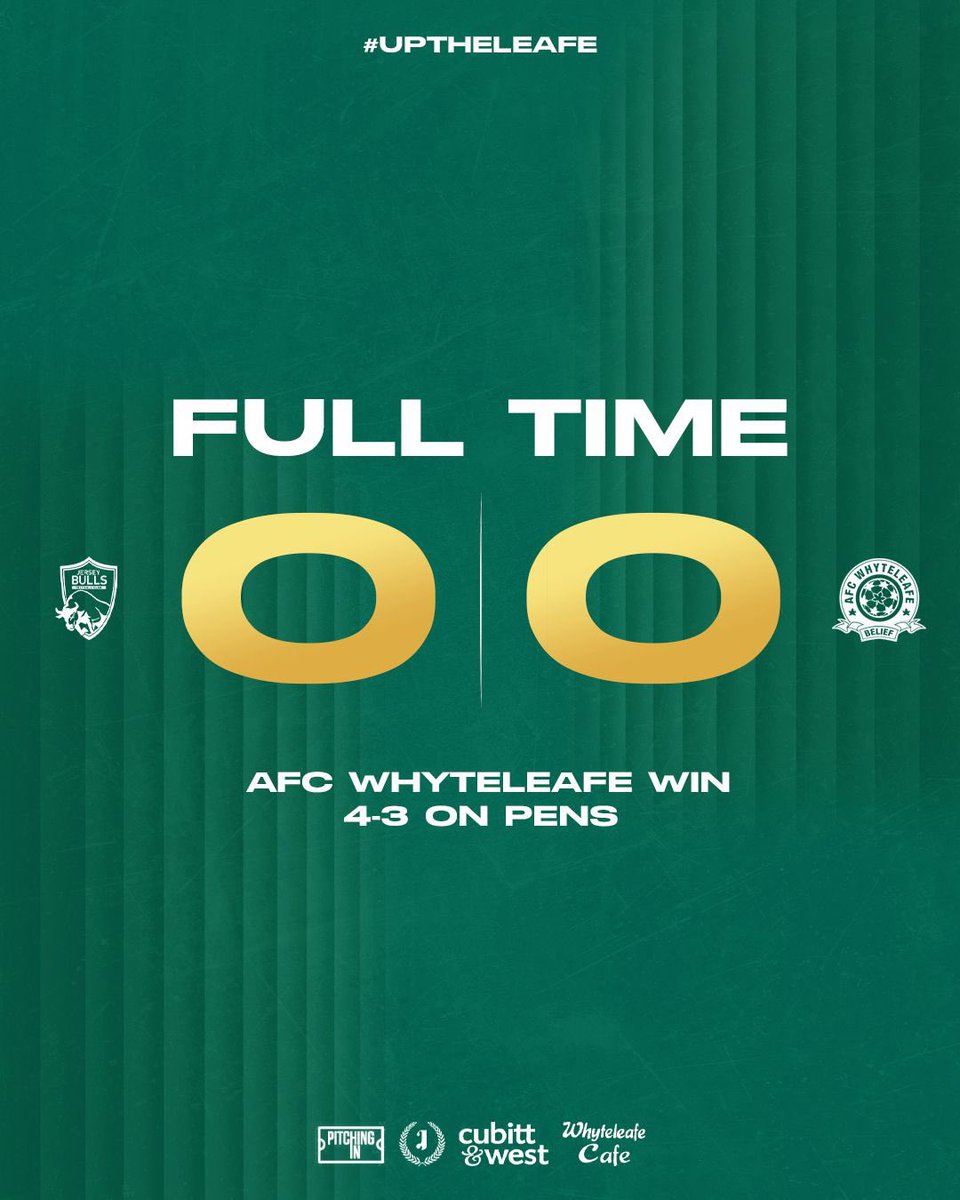 AFCWhyteleafe's tweet photo. OI OI !!!
Against the odds, we go through to the play Off Finals!! https://t.co/rsvCMmzvJn