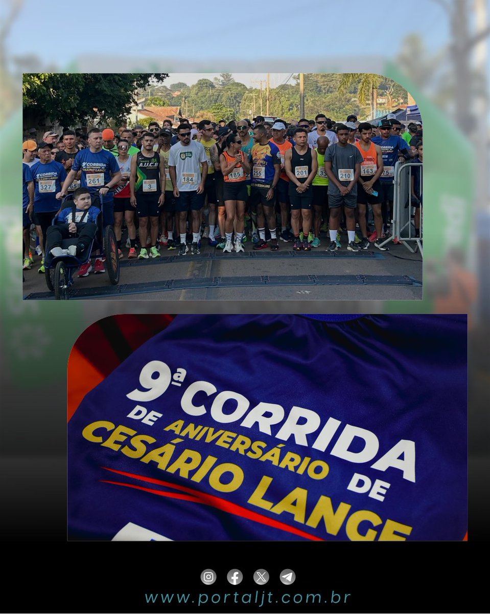 PortalJT_News's tweet image. - CESÁRIO LANGE | 🏃‍♂️ Cidade reúne 430 atletas na 9ª edição e destaca esporte e integração.
#CesárioLange #CorridaDeRua #Esporte #VidaSaudável #Evento

Clique e Confira 👇🏼
portaljt.com.br/post/26-2804-cl